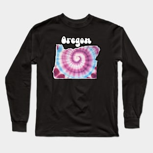 Oregon Tie Dye Long Sleeve T-Shirt